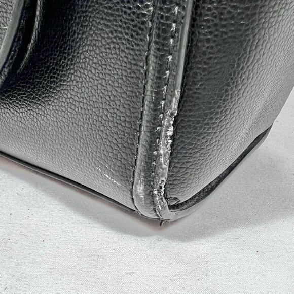 Kate Spade Black Pebble Leather Satchel Crossbody Bag Purse Medium Used - Picture 15 of 16